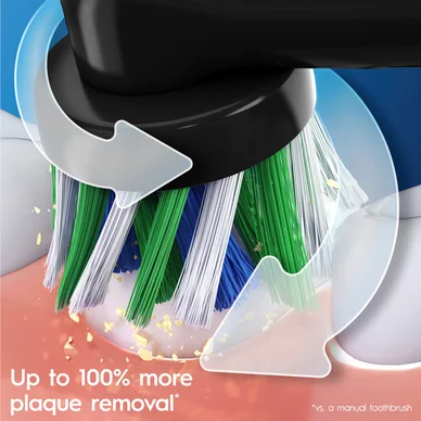 Oral-B Vitaliy Pro Eltandbørste Black + Extra Refill Oral-B Vitaliy Pro Eltandbørste Black + Extra Refill