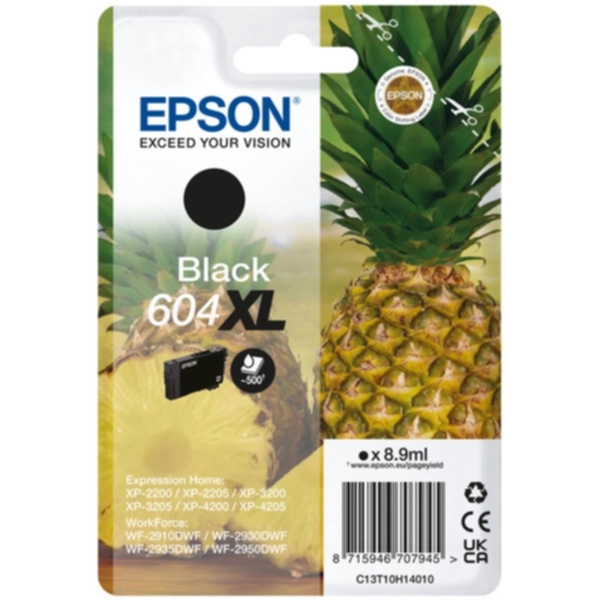 Epson Epson Epson 604XL Blekkpatron svart Blekk