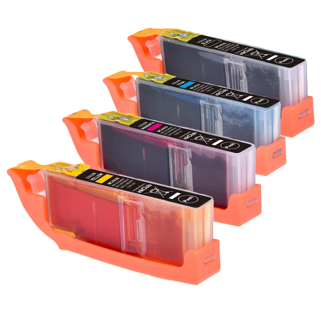 4-pack bläckpatroner - ersätter Canon CLI-581 XXL