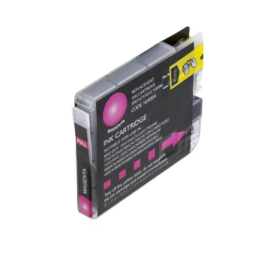 Bläckpatron magenta, ersätter Brother LC1000M, LC970M