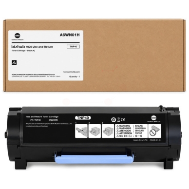 Konica Minolta Tonerkassette sort 20.000 sider TNP-40 Modsvarer: N/A