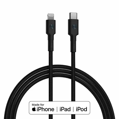 Xiaomi ZMI Premium USB-kabel, USB-C til lyn 1 m Flettet 6934263402650 Modsvarer: N/A