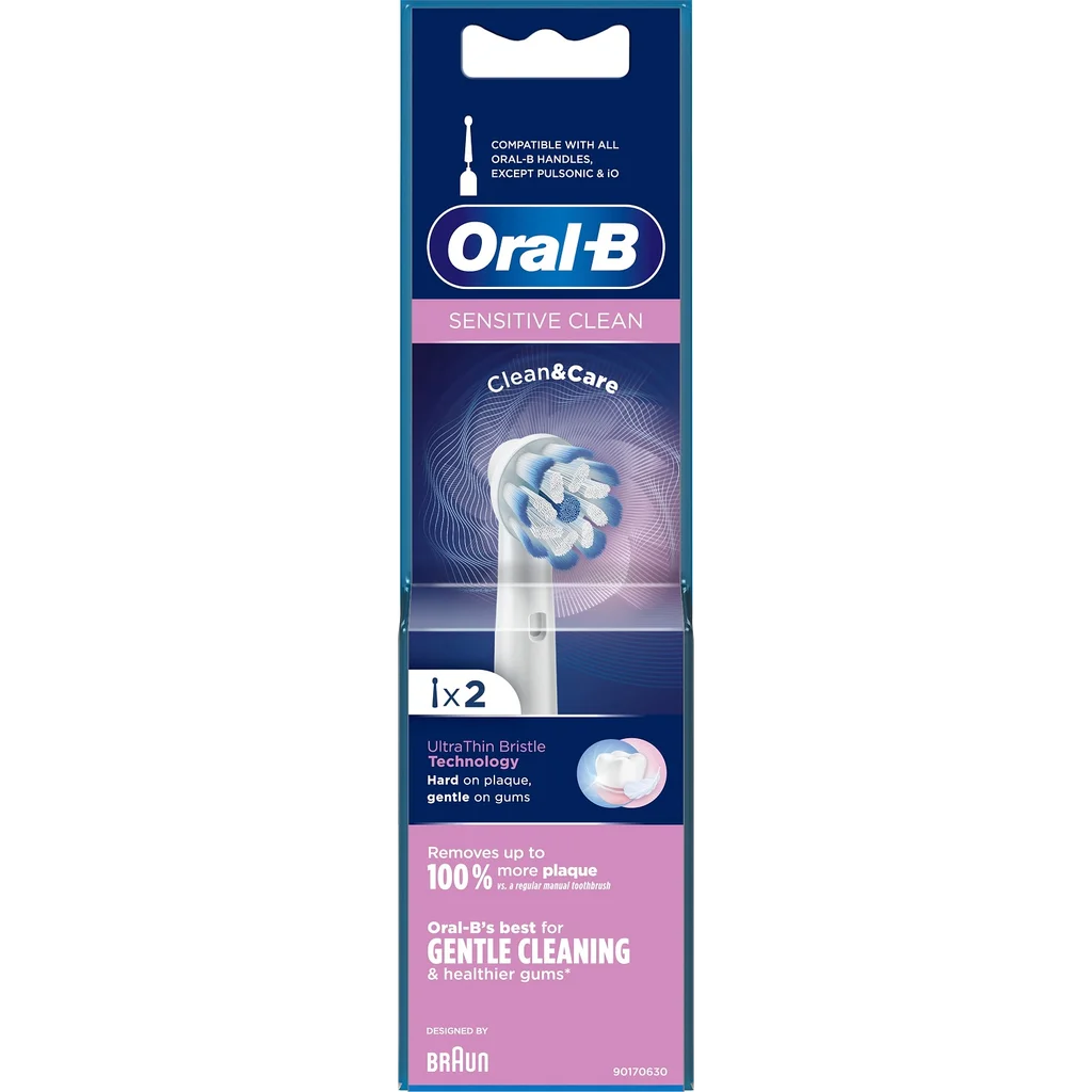 Oral-B Refiller Sensitive Clean & Care 2-pack
