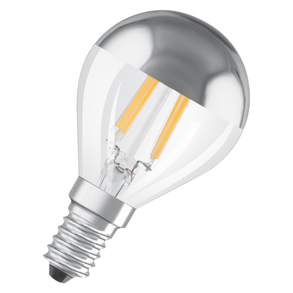 LED Klot 31 Mirror Silver 4W 827 E14