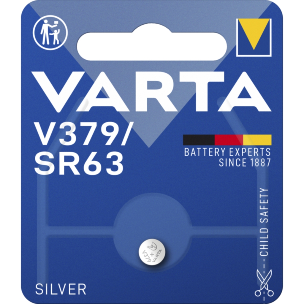 Varta V379/SR63 Silver knappcellsbatteri - 1 Pack
