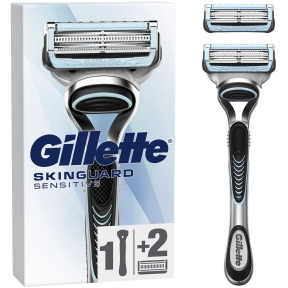 Gillette Skinguard Sensitive rasoir + 2 lames de rasoir