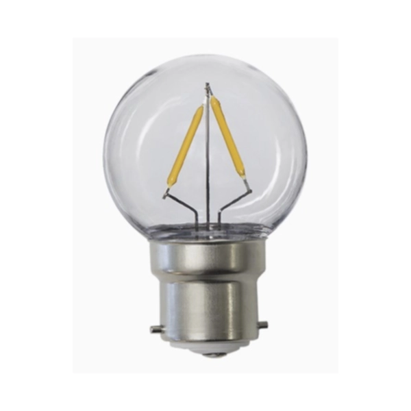 PC-plast B22 LED-lampa 1,3W 2700K