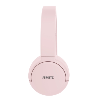 Streetz BT210 Bluetooth hörlurar, mic, foldable, pink