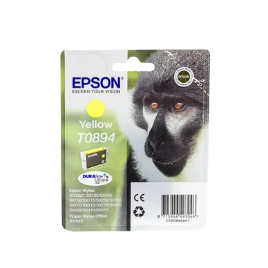Epson T0894 gul blækpatron - original til Stylus S20/S21/SX105 m.fl.