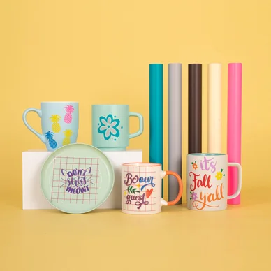 Permanent Adhesive Vinyl Matte - Black - 30.5 x 180 cm