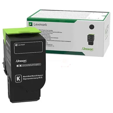 Lexmark Tonerkassette sort, 8500 sider 78C0X10 Modsvarer: N/A