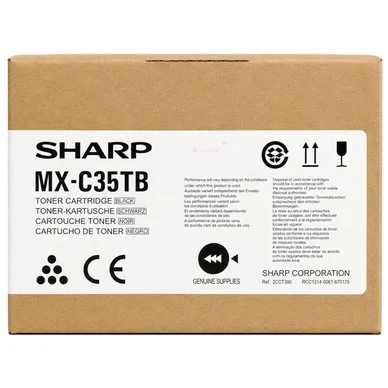 Sharp Sharp MX-C36TB Tonerkassette Sort MXC36TB Modsvarer: N/A
