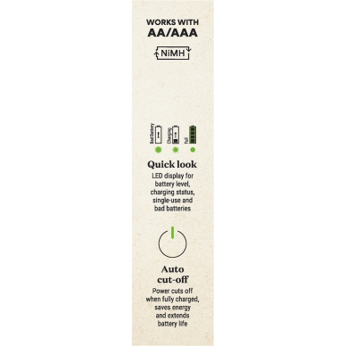 GP Recyko Everyday batteriladdare (USB) inkl 4 AAA 850 mAh