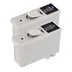 KEC036-2 Bläckpatron svart 13ml, 2-pack