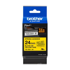 TZeS tape 24mmx8m strong black