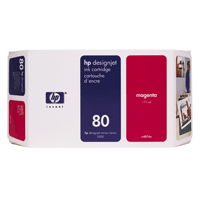 HP 80 Bläckpatron Magenta
