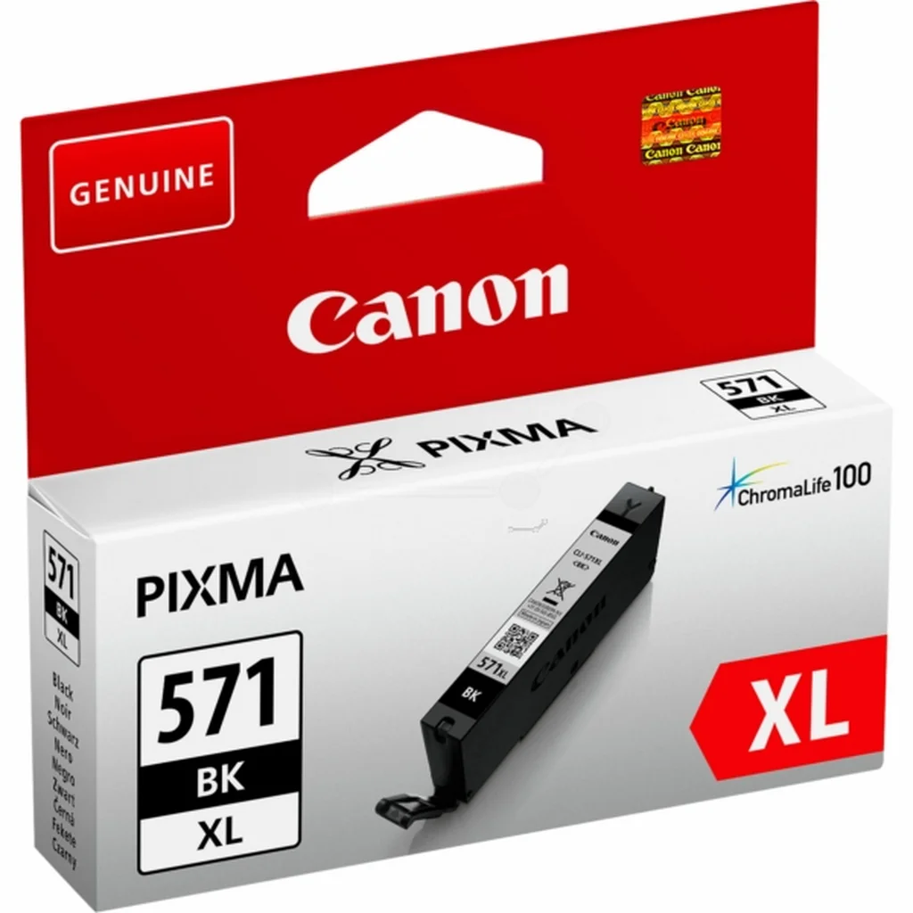 Canon 571 BKXL Bläckpatron Svart foto