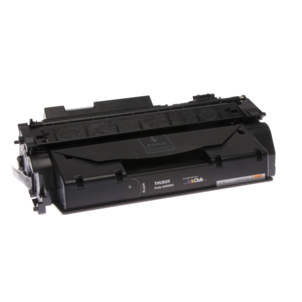 inkClub Tonerkassett, erstatter HP 05X, svart, 6.500 sider THU820 Tilsvarer: CE505X
