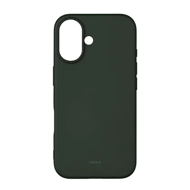 Onsala Mobilcover silikonefølelse MagSeries oliven – iPhone 16 664237 Modsvarer: N/A billede