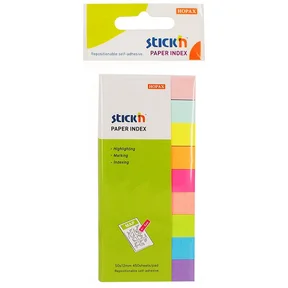 Stick'n Indexflikar 9st 50x12 50 Blad Sorterat