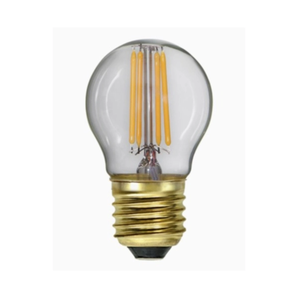 E27 Klotlampa dimbar soft glow 4W 2100K