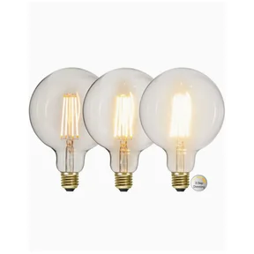 Globlampa 3-stegs dimbar G125 E27 LED 7W 2100K 700 lumen