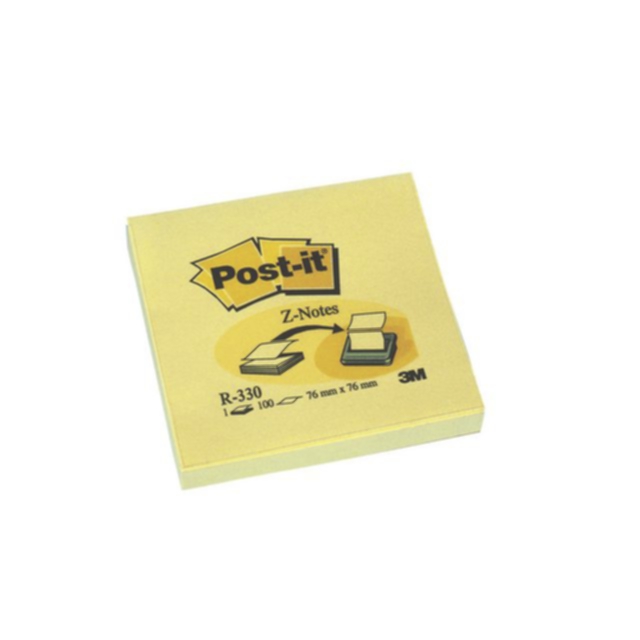 POST-IT POST-IT Notes POST-IT Z-block 76x76mm gul (12)
