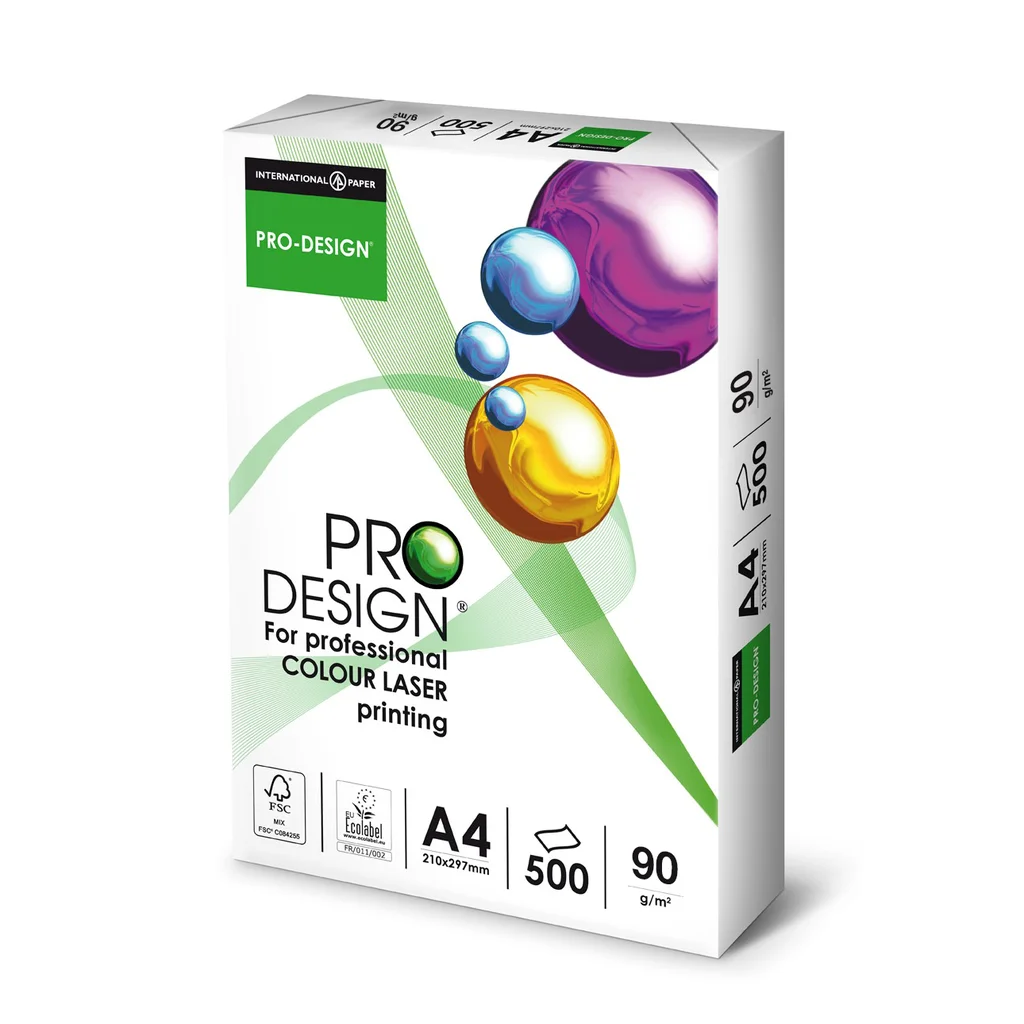 Pro Design, 90g, A4, ohålat, 500 ark