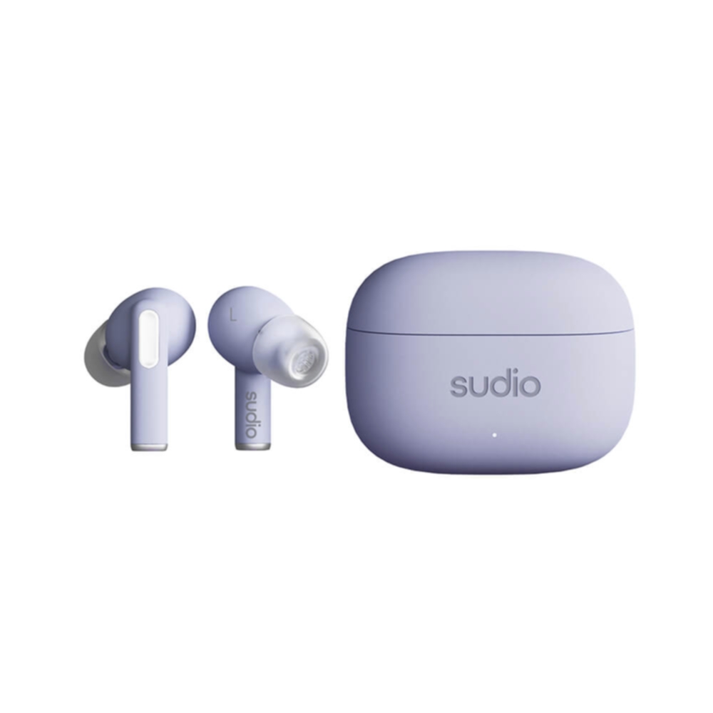 Sudio Sudio A1 Pro In-Ear True Wireless ANC Hodetelefon Lilla 7350071382905 Tilsvarer: N/A