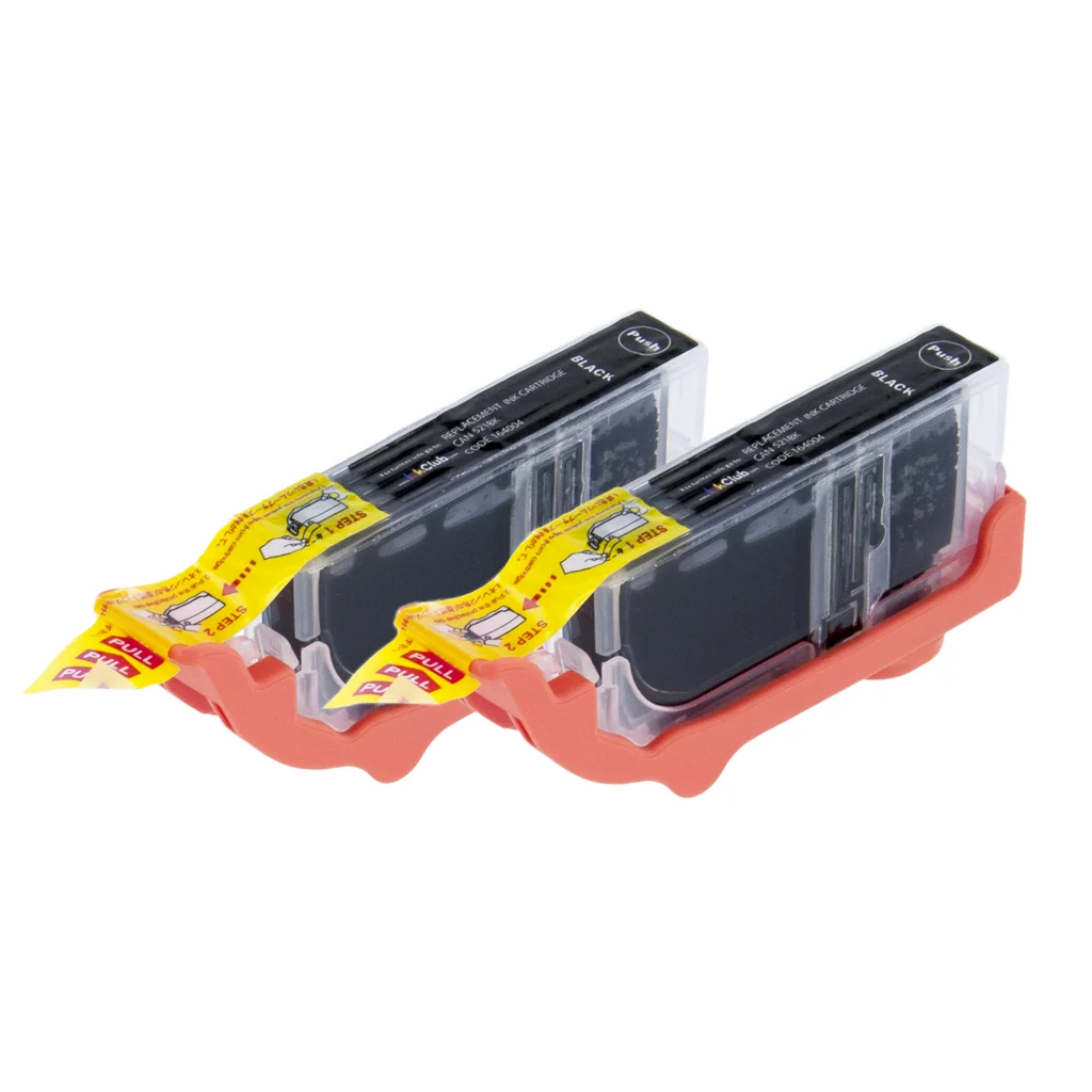 Blekkpatron fotosvart 3.125 sider, 2-pk