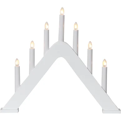 Star Trading Ljusstake Jarve Hvid 41cm 241-74 Modsvarer: N/A