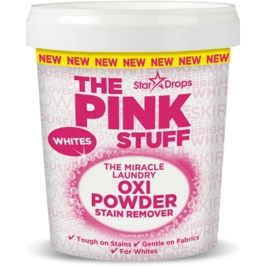 The Pink Stuff alt Miracle Laundry Oxi Powder Flekkfjerner Hvit 1 kg