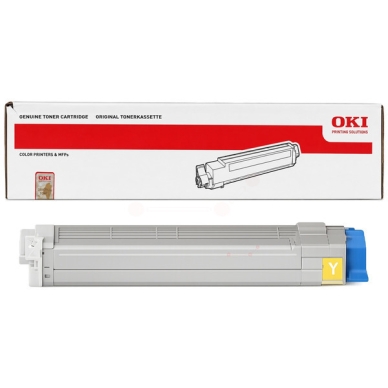 OKI Tonerkassette gul, 15.000 sider 44036021 Modsvarer: N/A