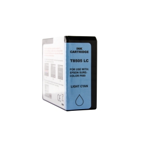 Blekkpatron, erstatter Epson T8505, lys cyan, 84 ml