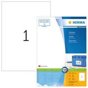 Etikett HERMA Premium A4 210x297 (100)
