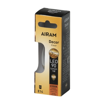 AIRAM alt Airam LED DECOR 1W/822 E14
