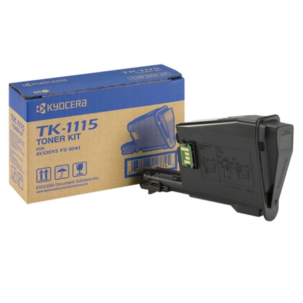 Kyocera Tonerkassett sort, 1.600 sider TK-1115 Tilsvarer: N/A