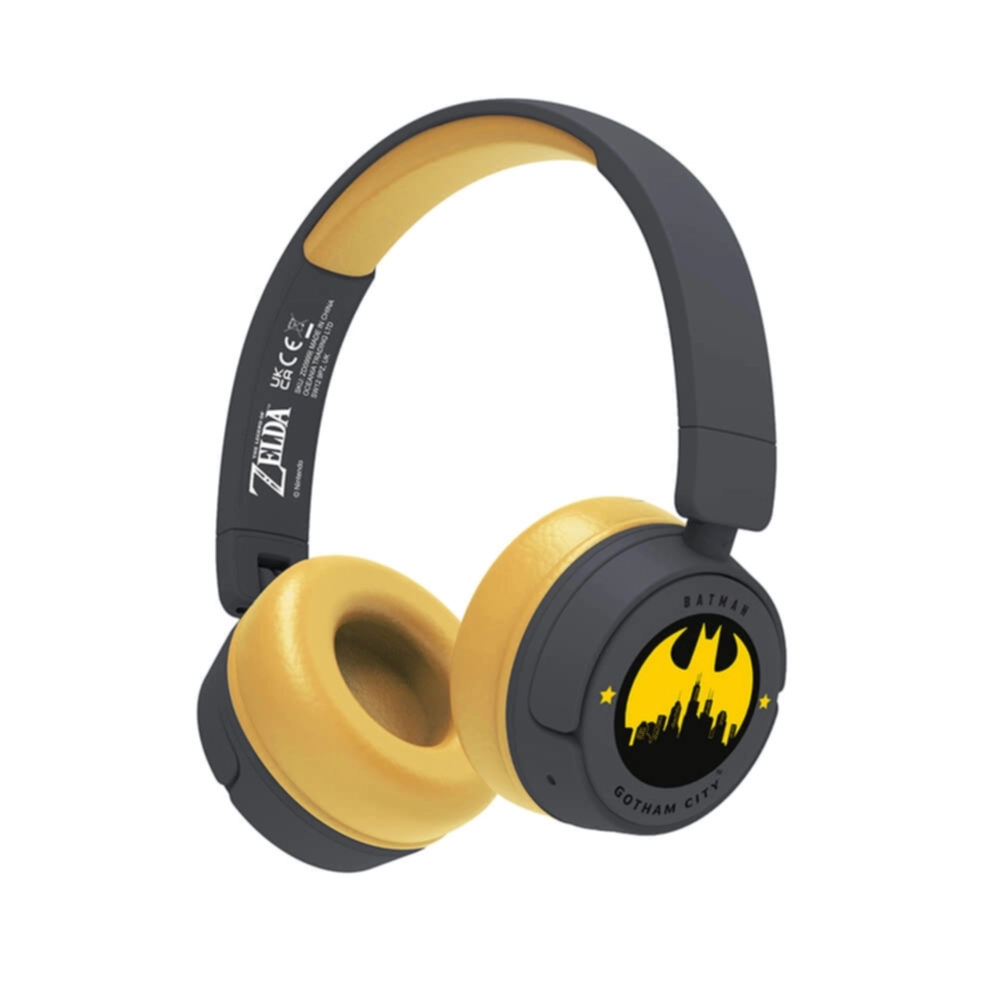 OTL Technologies Batman Hodetelefon On-Ear Junior Trådløs svart