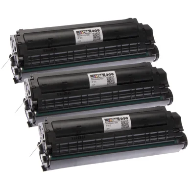 3-pack svarta tonerkassetter