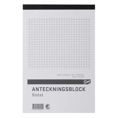 Other Muistilehtiö A5, ruudutettu, perforoitu, 5 kpl. 7319024005551-5 Vastaa: N/A