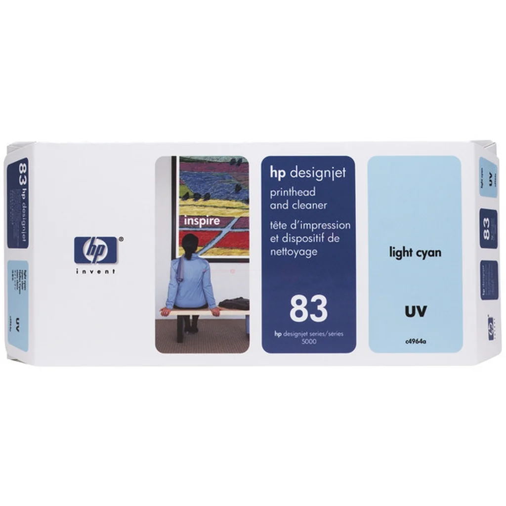 HP 83 Skrivhuvud ljus cyan