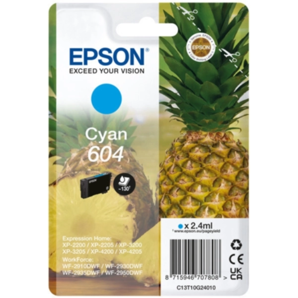 Epson 604 Bläckpatron cyan