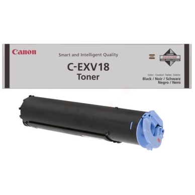 CANON CANON C-EXV 18 Tonerkassette schwarz passend für: Imagerunner 1018;Imagerunner 1018 J;Imagerunner 1019;Imagerunner 1020;Imagerunner 1020 J;Imagerunner 1022;Imagerunner 1022 a;Imagerunner 1022 f;Imagerunner 1022 i;Imagerunner 1022 iF;Imagerunner 1022 Series;Imagerunner 1024 a;Imagerunner 1024 AF;Imagerunner 1024 f;Imagerunner 1024 iF;Imagerunner 1024 Series;IR 1018;IR 1018J;IR 1019;IR 1020;IR 1020J;IR 1022;IR 1022 Series;IR 1022A;IR 1022F;IR 1022i;IR 1022iF;IR 1023;IR 1023 IF;IR 1023 N;IR 1024 Series;IR 1024A;IR 1024F;IR 1024I;IR 1024IF;IR 1025;IR 1025 Series;IR 1025iF;IR 1025N