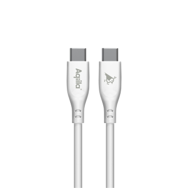 Aqiila Aqiila Cablebird CS11 USB-C to C 60W silikoni 1m White