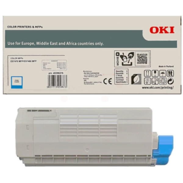 OKI OKI Tonerkassett Cyan 45396215 Tilsvarer: N/A