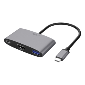 DELTACO USB-C Multi-port Adapter
