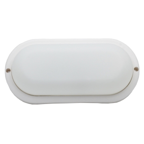 LED oval vägglampa med rörelsesensor 4000K 960lm 12W