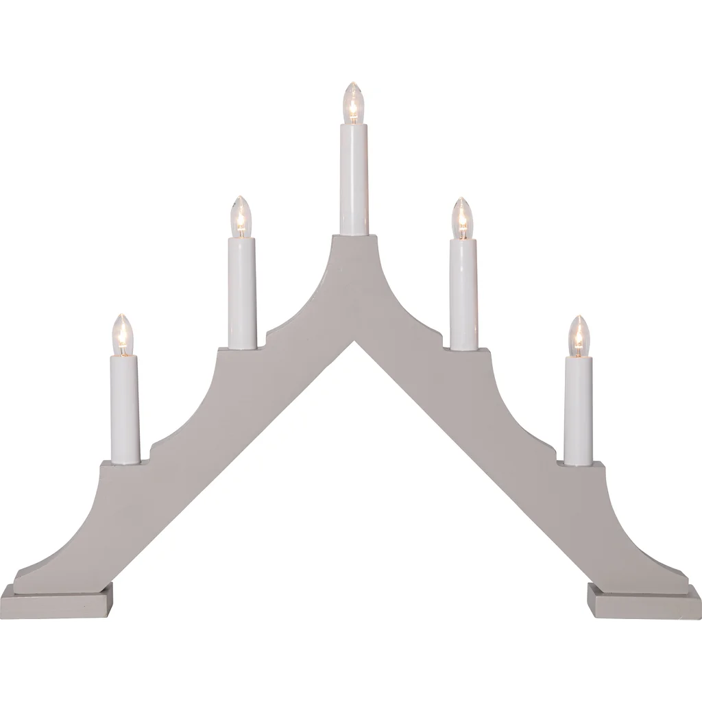 Ljusstake Alma Beige 44cm