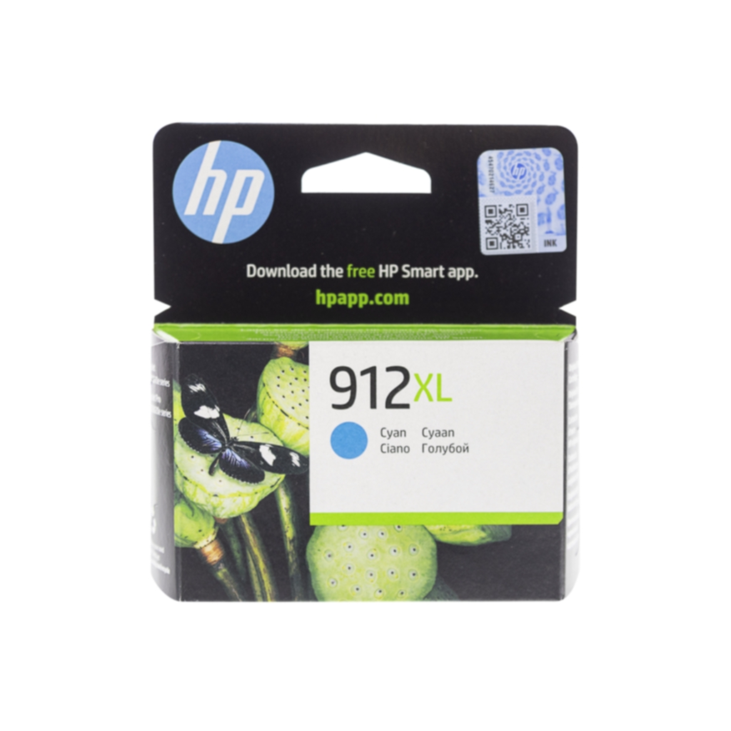 HP HP 912XL Blekkpatron cyan 3YL81AE Tilsvarer: N/A