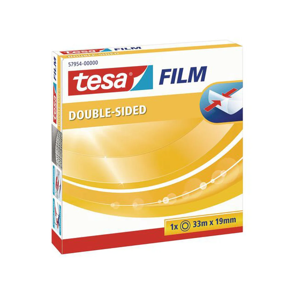 Tesa Dubbelhäftande tejp 19mmx33m klar